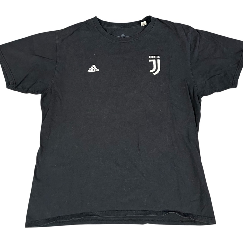 Adidas Soccer Juventis Cristiano Ronaldo #7 Men's Black T-Shirt Large